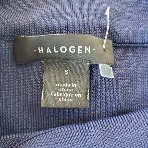 Halogen Navy Sleeveless Sheath Dress Size S - Picture 4 of 8